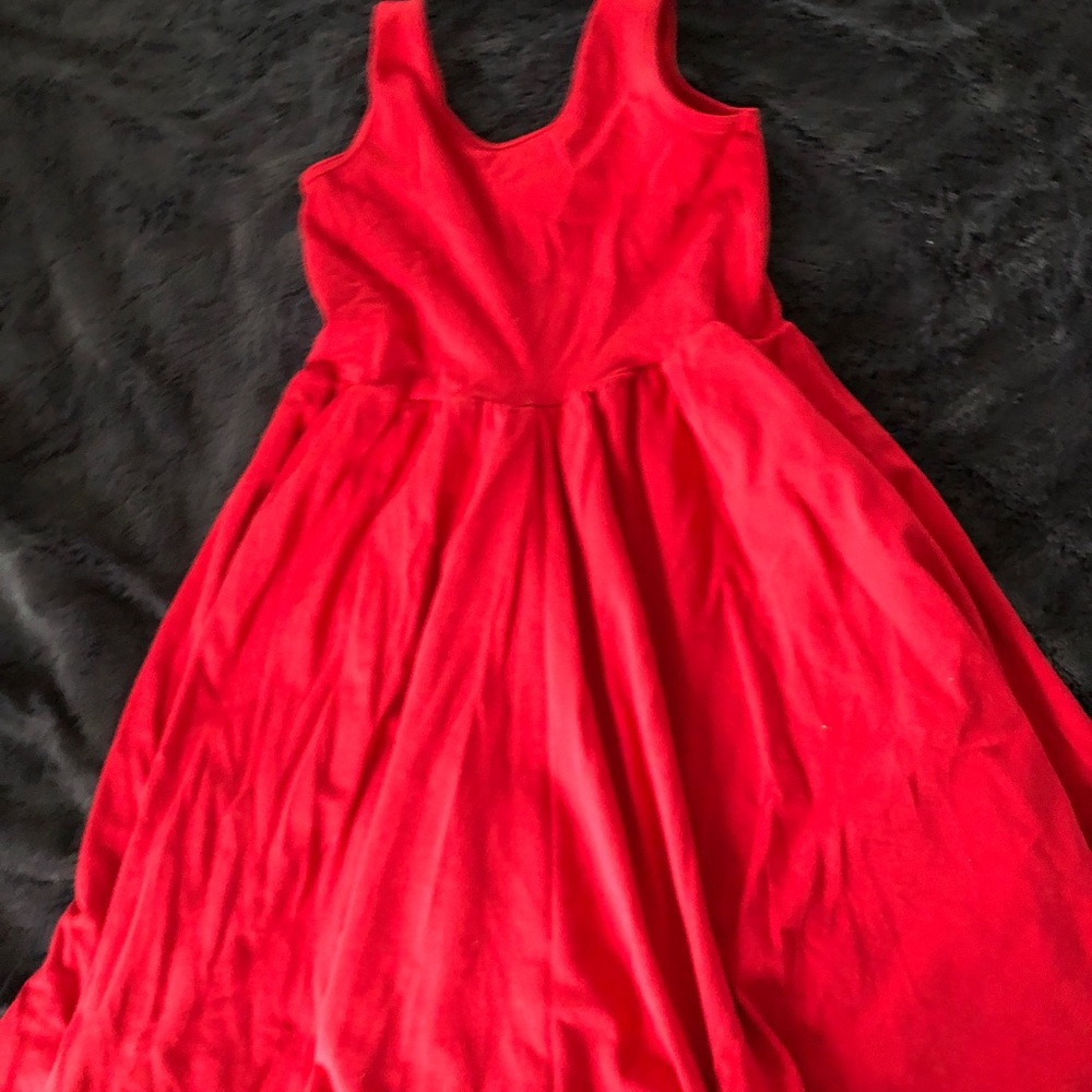 Alice and Ames red 7 tank dress